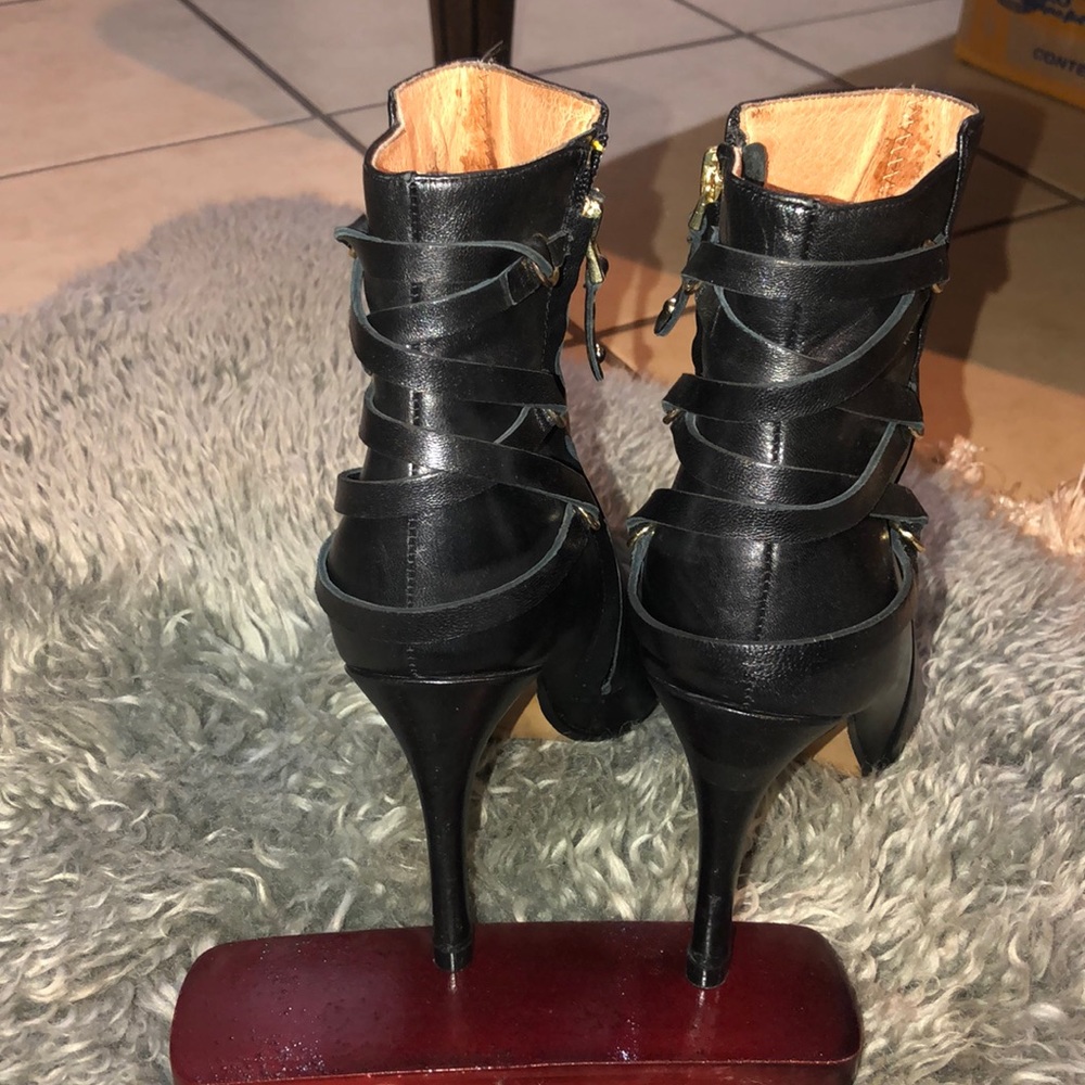 Halogen booties black leather - Picture 3 of 8